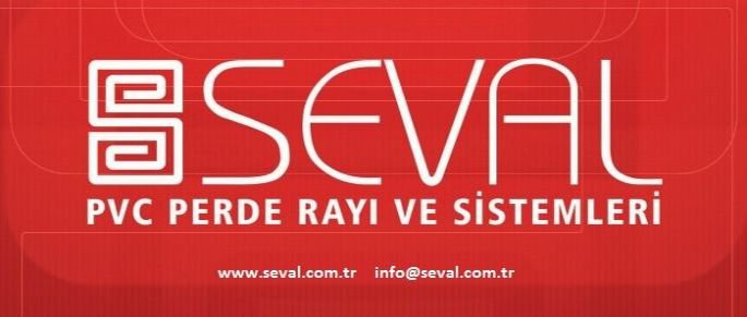 seval plastik pvc perde rayı